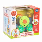 Развивающая игрушка «Гусеница-пирамидка», световые и звуковые эффекты - Фото 7