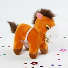 Мягкая игрушка-присоска "Лошадь с колокольчиком" цвета МИКС - Фото 1