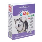 Витамины Smile Dog для собак, с протеином и L-карнитином, 100 таб - Фото 1