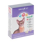 Витамины Smile Cat для кошек, с протеином и L-карнитином, 100 таб - Фото 1