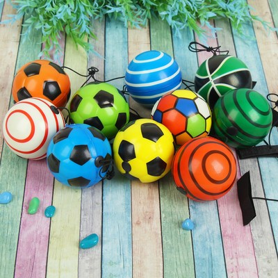 Мяч детский мягкий «Спорт», на резинке, 6.3 см, МИКС