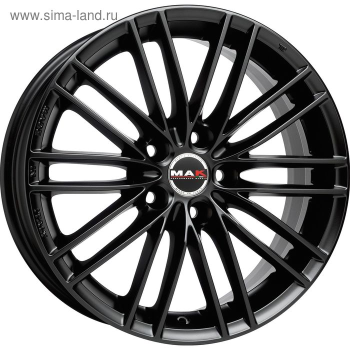 Диск литой MAK Rapide 7,0x16 5x114,3 ET40 d76 Matt Black (F7060RPMB40FF) - Фото 1