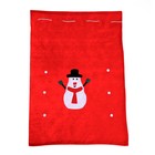 Мешок Деда Мороза «Снеговик», 50×70 см - Фото 2