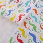 Бумага упаковочная глянцевая "Усы", 50 х 70 см - Фото 1