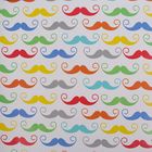 Бумага упаковочная глянцевая "Усы", 50 х 70 см - Фото 3