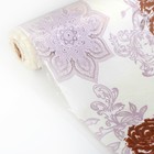 Клеёнка на стол ажурная Lace «Цветы», ширина 137 см, рулон 20 метров - Фото 3