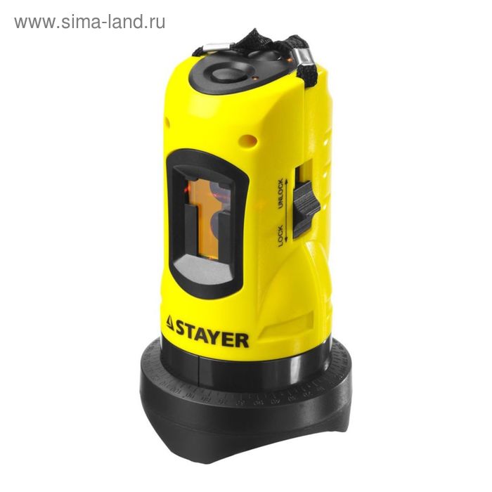 Нивелир лазерный "STAYER" SLL-1 34960, линейный, 10 м, точность ±0.5 мм/м - Фото 1