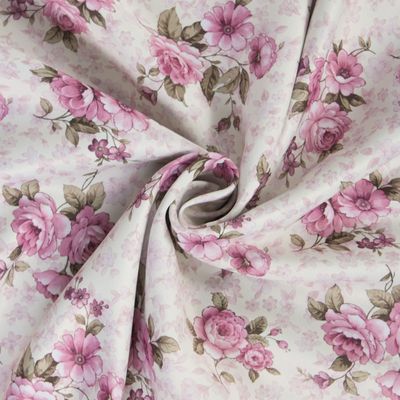 Штора портьерная "Этель" 135х250 см + держатель Цветение, блэкаут, 100% п/э