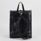 Рюкзак молодёжный на молнии, 1 отдел, наружный карман, цвет чёрный - Фото 3