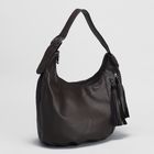 Сумка женская, 2 отдела на молнии, 3 наружных кармана, цвет коричневый - Фото 1