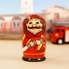 Матрёшка 3-х кукольная «Пожарник» - Фото 2