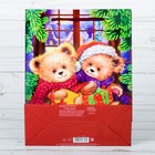 Пакет ламинированный вертикальный «Добра в Новом году!», 11 × 14 × 5 см - Фото 3