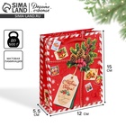 Пакет подарочный новогодний ламинированный «Подарок от Деда Мороза», 12 х 15 х 5.5 см - Фото 1