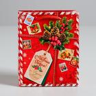 Пакет ламинированный вертикальный «Подарок от Деда Мороза», 12 х 15 х 5,5 см - Фото 2