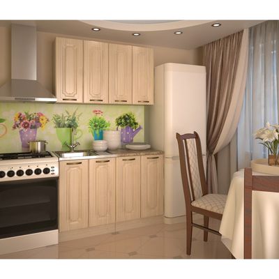 Кухонный гарнитур «Премьера 1», 1200 мм, цвет грецкий орех