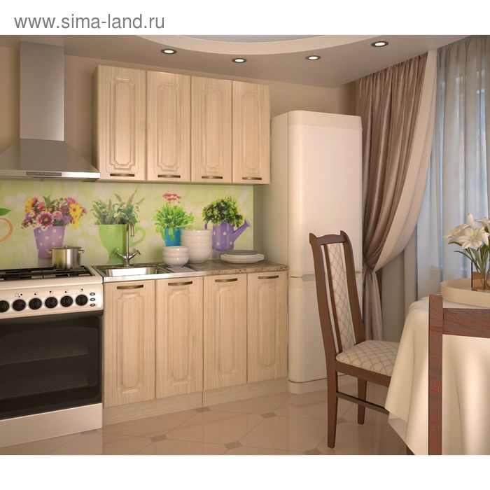 Кухонный гарнитур «Премьера 1», 1200 мм, цвет грецкий орех - Фото 1