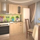 Кухонный гарнитур «Премьера 2», 1000×1570 мм, цвет грецкий орех/берёза - Фото 1