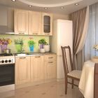 Кухонный гарнитур «Премьера 3», 1200×1570 мм, цвет грецкий орех/берёза - Фото 1