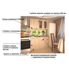 Кухонный гарнитур «Премьера 4», 1400×1570 мм, цвет грецкий орех/берёза - Фото 2