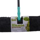 Швабра для мытья пола плоская Доляна, двусторонняя насадка из микрофибры 43×13 см, телескопическая ручка 75-120 см - Фото 6