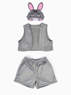 Карнавальный костюм «Зайчик», жилет, шорты, маска фетр, рост 92-116 см - фото 60770506