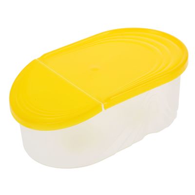 Ёмкость для сыпучих продуктов, 0,5 л Wave, цвет жёлтый
