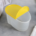 Ёмкость для сыпучих продуктов, 1 л Wave, цвет жёлтый - Фото 2