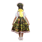 Русский народный костюм "Хохлома", платье, кокошник, цвет чёрный, р-р 32, рост 122-128 см - Фото 3