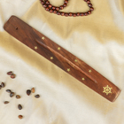 Подставка под благовония «Штурвал», 26×3.5×0.5 см, дерево - Фото 2