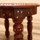 Стол резной «Медуза», 44×44×38 см, дерево - Фото 5