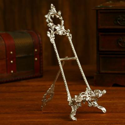 Мольберт мини«Идеал», 24×10×4 см, серебро, МИКС