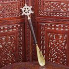 Ложка для обуви «Штурвал», 37×7.5×2.5 см, латунь - Фото 1