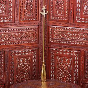 Ложка для обуви «Якорь с канатом», 52×5.5×1 см, латунь