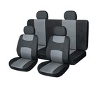 Чехлы сиденья кожа иск. 11 предм. Skyway DRIVE черный, серый, S01301013 - фото 306941512