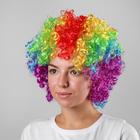 Карнавальный парик «Объём», цветные кудри, 120 г - фото 317813517