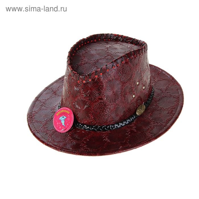 Шляпа "Ковбой" для девушки, с тесьмой, цвет МИКС - Фото 1