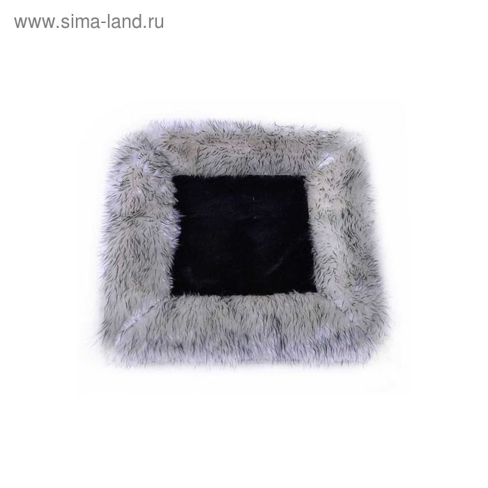 Накидка сиденья Skyway Arctic, искусственный мех, набор 2 предмета, без спинки, черный - Фото 1