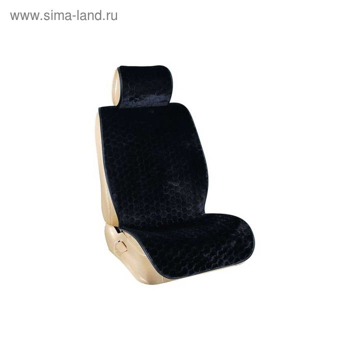 Накидка сиденья Skyway Arctic меховая искусственная мутон 5 предметов черный соты S03001062 7598₽