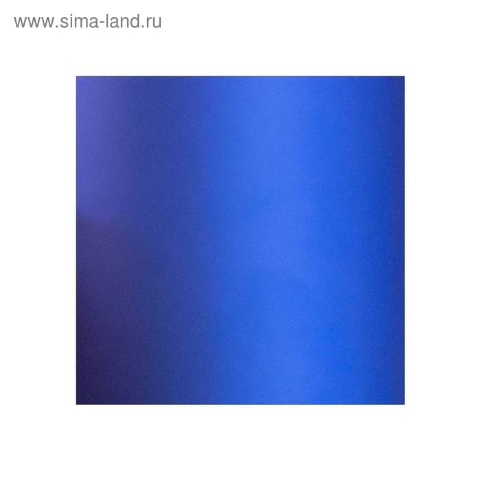 Пленка матовая, SKYWAY 1,52x20м синий хром (пог.м) - Фото 1