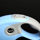 Рулетка DIIL, 3 м, до 10 кг, лента, прорезиненная ручка, голубая с серым - Фото 3