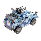 3D конструктор картонный «Военный джип», 84 детали - Фото 4