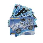 3D конструктор картонный «Военный джип», 84 детали - Фото 5