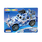 3D конструктор картонный «Военный джип», 84 детали - Фото 7