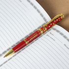 Ручка в подарочном футляре «Дорогому учителю», металл, синяя паста, 1.0 мм - Фото 2