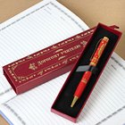 Ручка в подарочном футляре «Дорогому учителю», металл, синяя паста, 1.0 мм - Фото 3