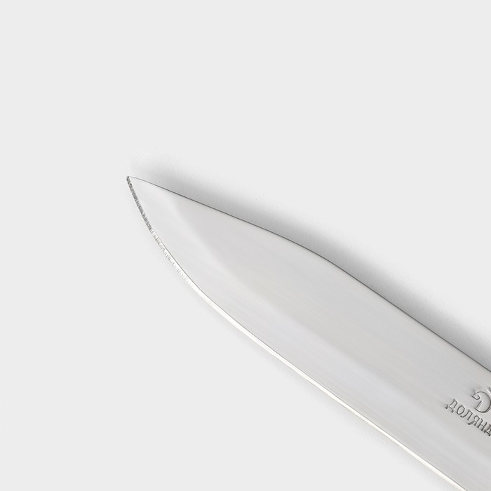Нож для овощей кухонный Доляна «Страйп», лезвие 7,5 см, цвет синий - фото 1908330283