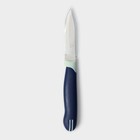 Нож для овощей кухонный Доляна «Страйп», лезвие 7,5 см, цвет синий - Фото 5