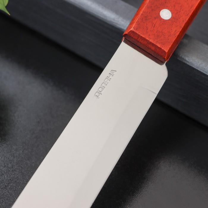Нож для мяса и стейков Доляна «Мачете», лезвие 17,5 см - фото 1908330303