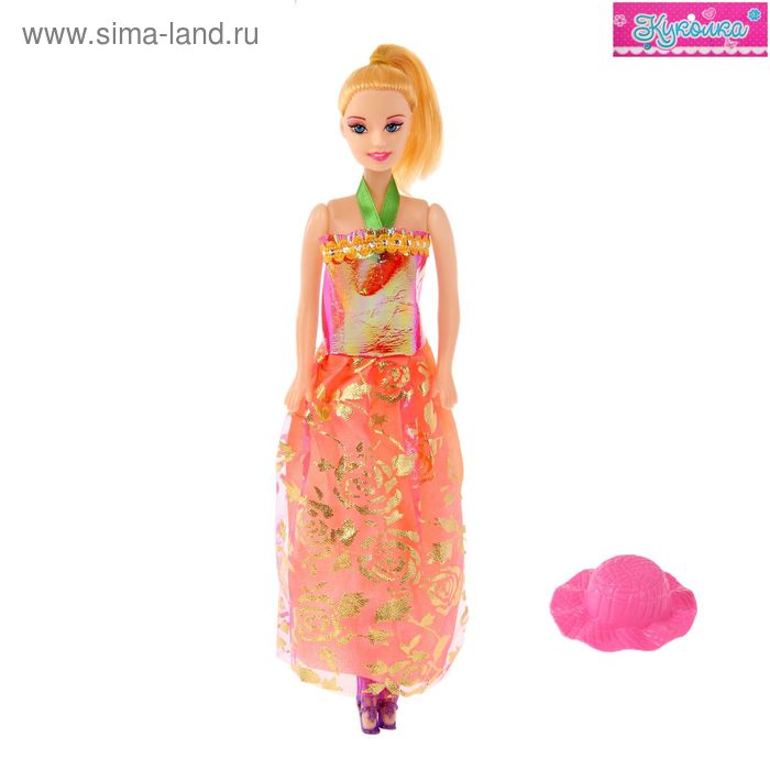 Кукла модель "Тамара" в длинном платье, с аксессуарами, МИКС - Фото 1