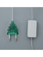 Гирлянда «Нить» 2.5 м, IP20, прозрачная нить, 25 LED, свечение мульти, фиксинг, 220 В - Фото 8